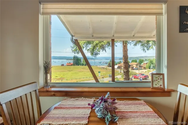 a view of a balcony door