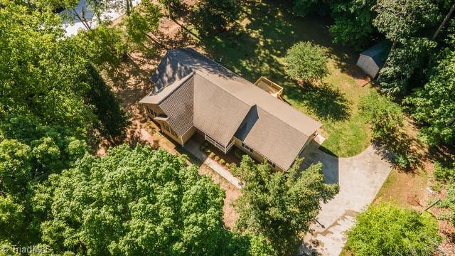 3913 Level Plains Road Sophia, NC 27350 - Photo 41 of 43 Aerial shows the paved driveway