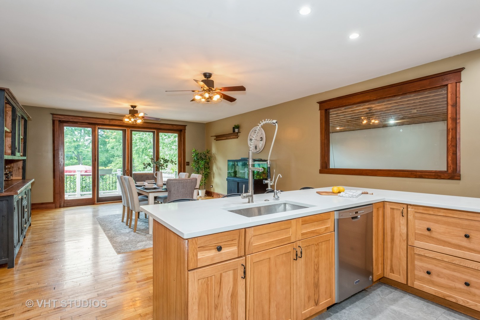 708 Riedy Road Lisle, IL 60532 - Photo 10 of 25 a view of living room with granite countertop furniture and fireplace