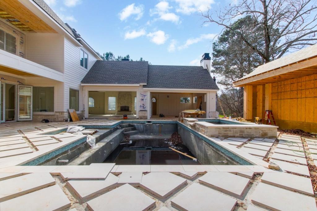 4317 Sugar Pike Road Canton, GA 30115 - Photo 42 of 42 a view of house with swimming pool and patio