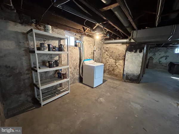 a view of a storage & utility room