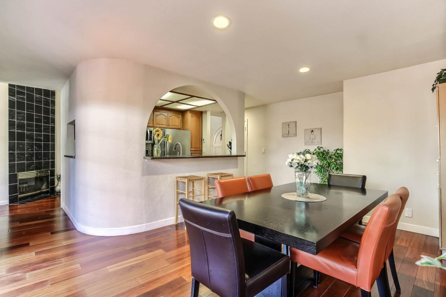 104 Redding Road Campbell, CA 95008 - Photo 5 of 23 a view of a dining room with furniture and wooden floor