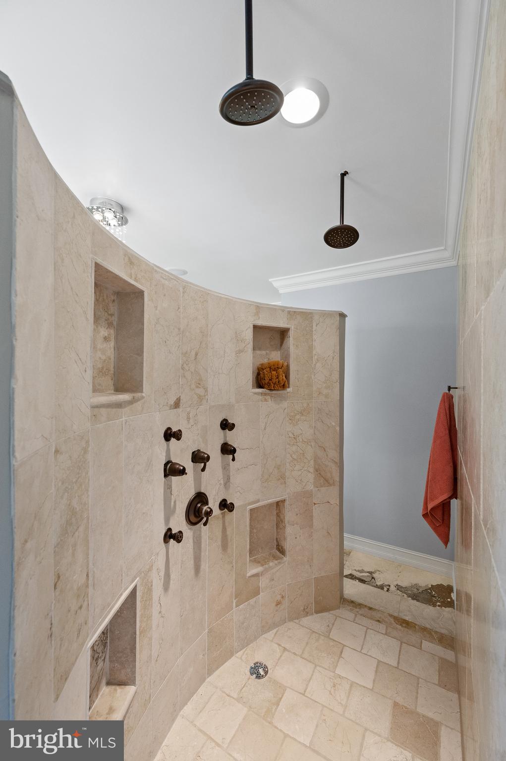 1469 Valley Road Glen Mills, PA 19342 - Photo 13 of 52 Curved Shower with 2 Rain Heads & 4 Body Jets