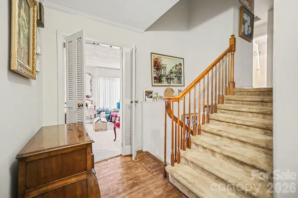 a view of entryway and hall