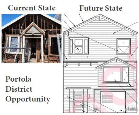 a front view of a house with a porch