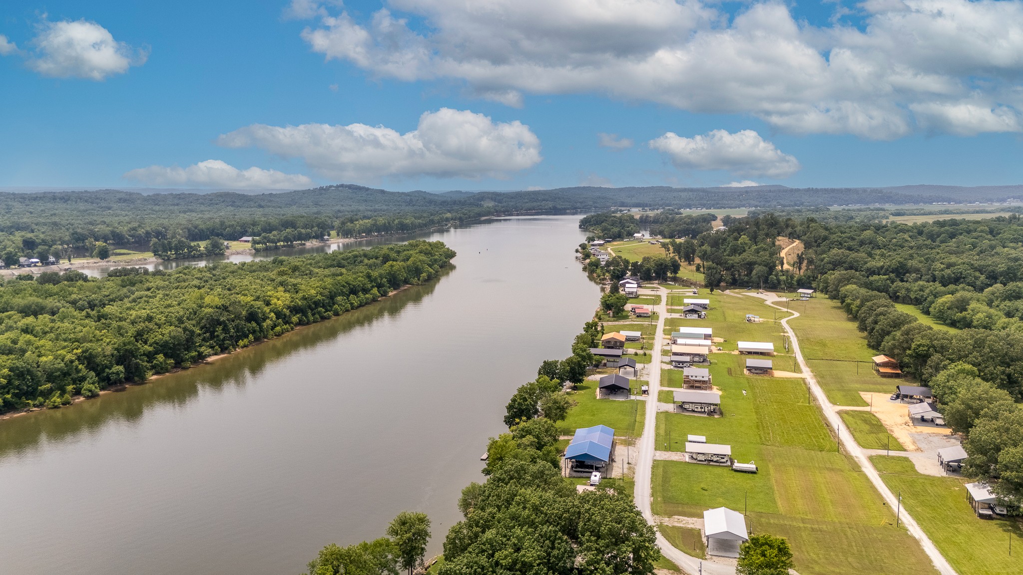 1038 WC PICKETT Road Clifton, TN 38425 - Photo 15 of 22 an aerial view of swimming pool
