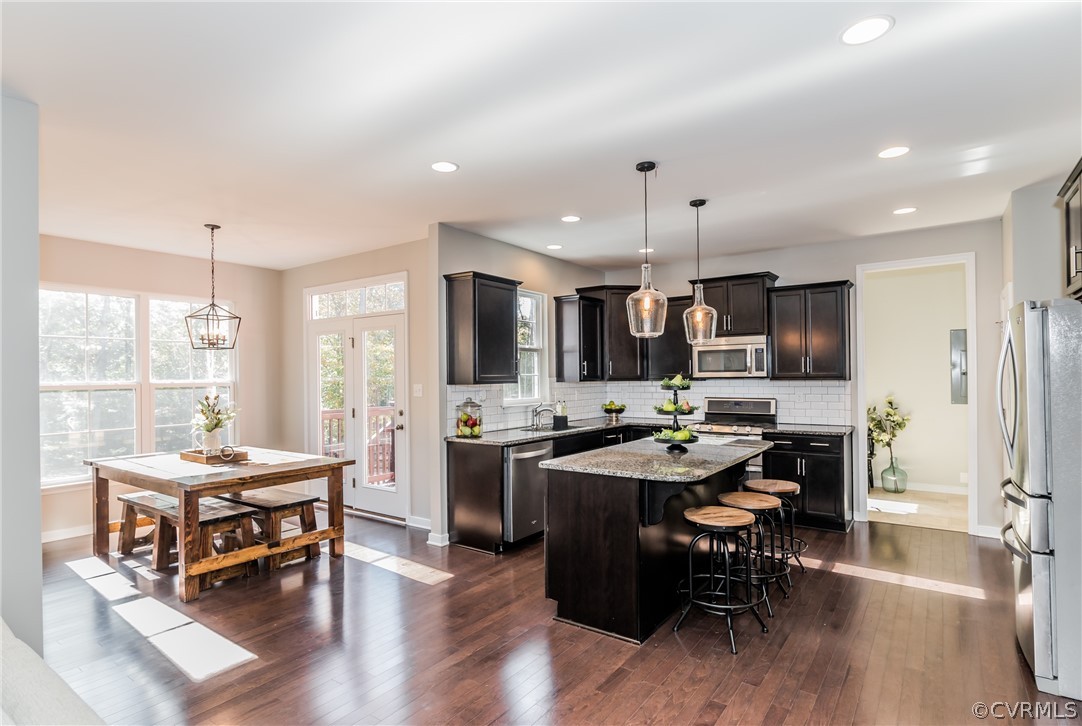 11375 Creeks Edge Road New Kent, VA 23124 - Photo 12 of 50 Eat-up island in kitchen