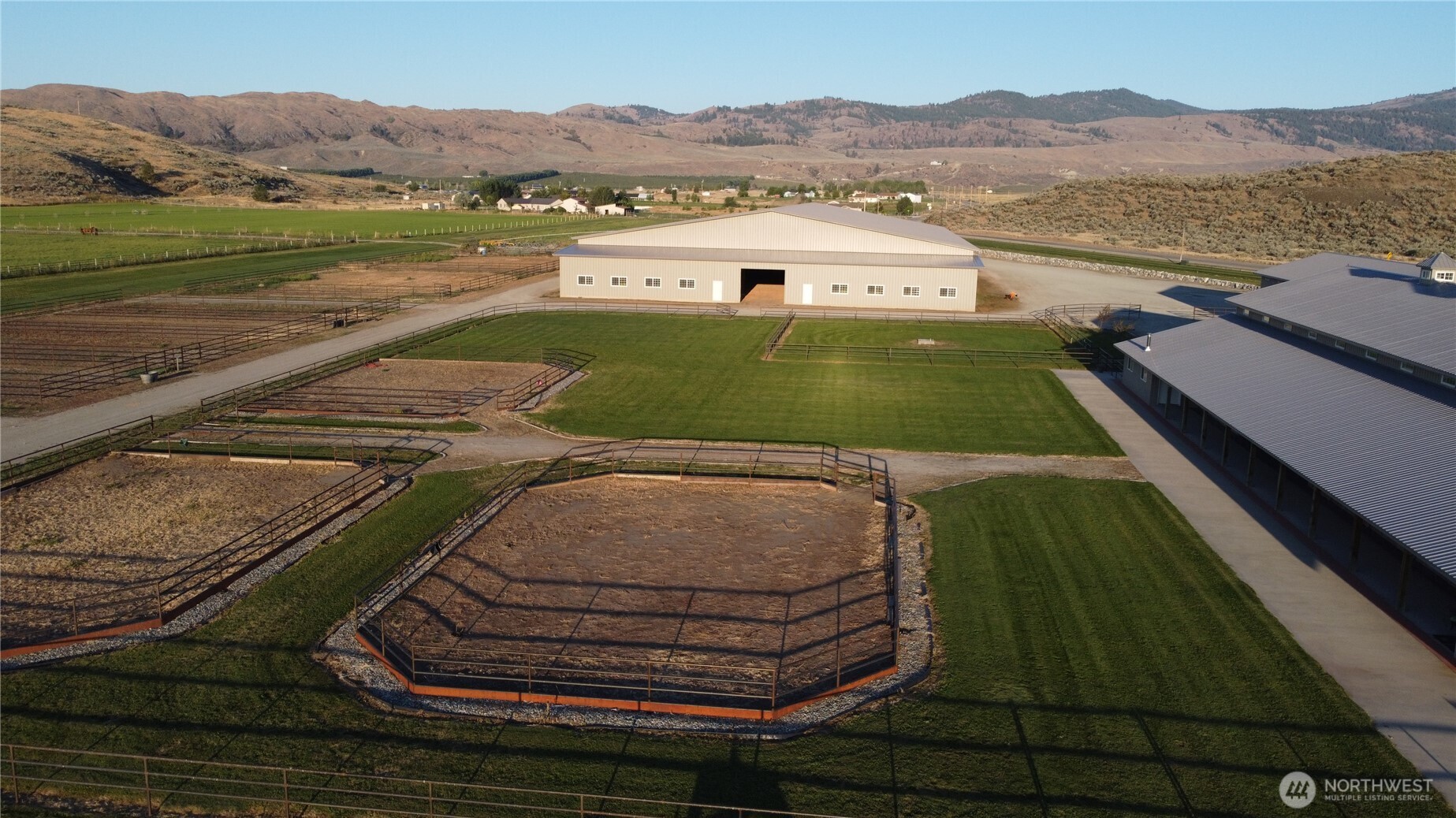 2034 North Pine Creek Road Tonasket, WA 98855 - Photo 7 of 38 a view of a water with a terrace