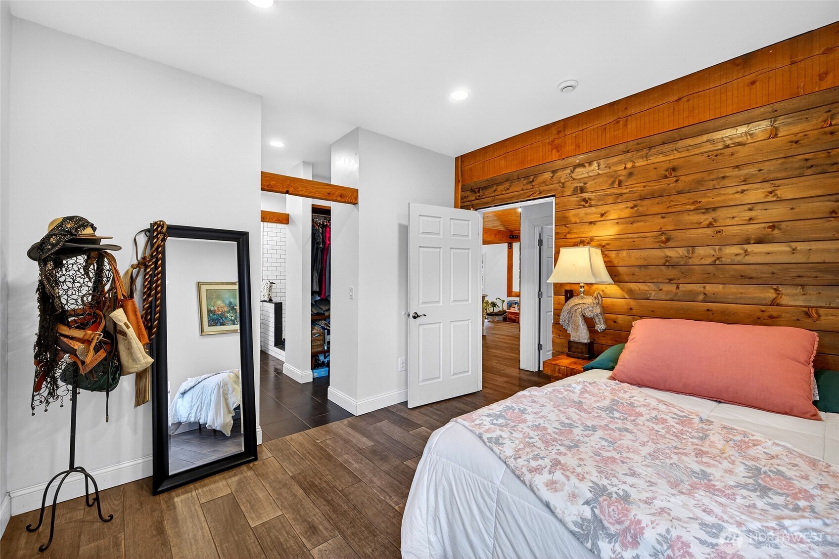 8349 Birdsview Meadows Lane Concrete, WA 98237 - Photo 11 of 38 a bedroom with a bed and a closet