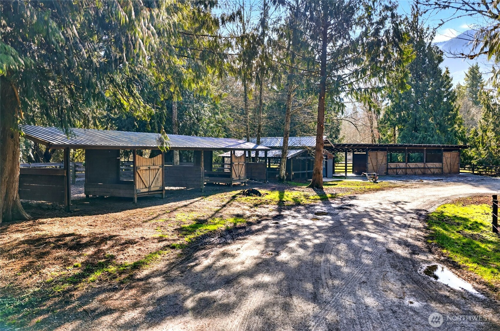 8349 Birdsview Meadows Lane Concrete, WA 98237 - Photo 35 of 38 a view of a house with swimming pool and porch with furniture