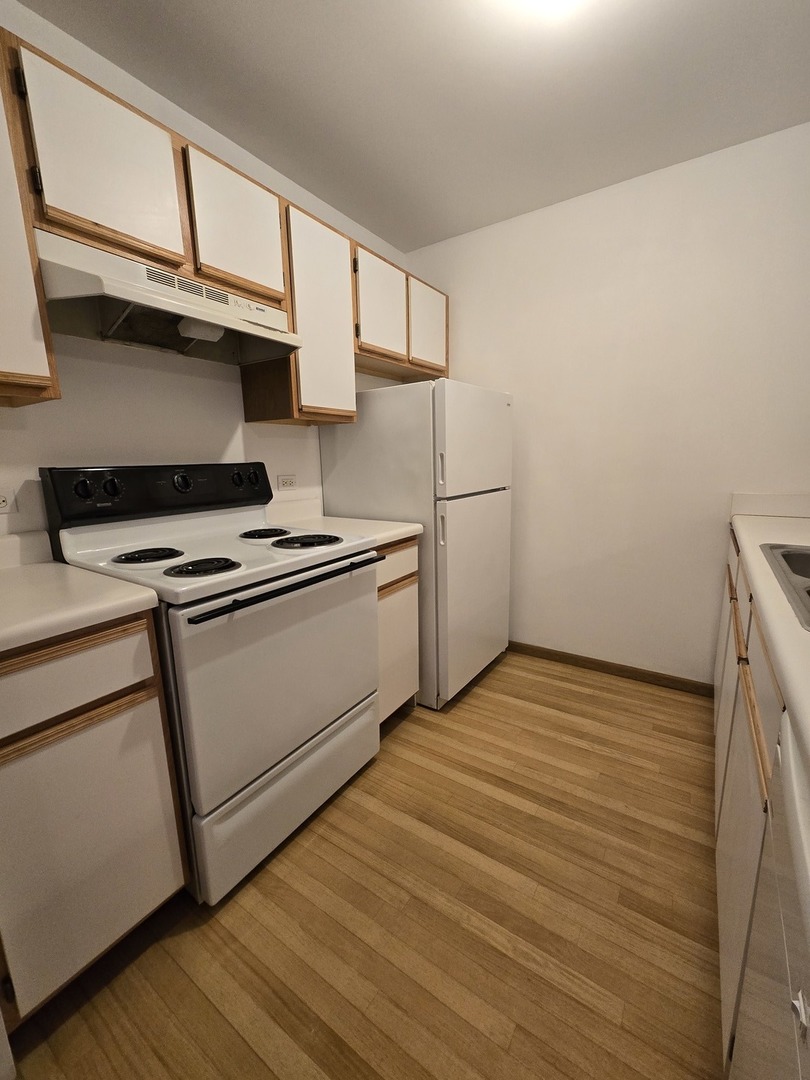 430 Cunat Boulevard, Unit 2A Richmond, IL 60071 - Photo 13 of 13 a kitchen with a stove and a refrigerator