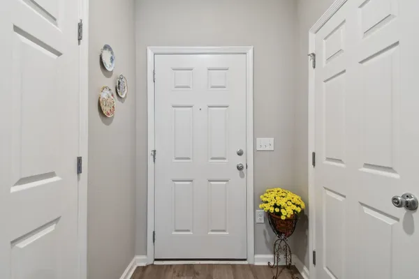 a view of storage and utility room