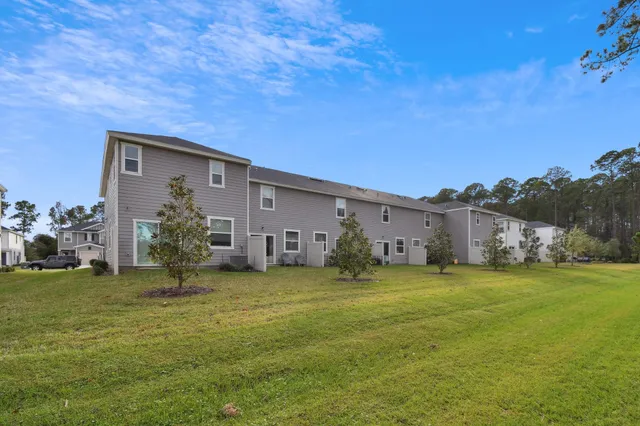 a view of a swimming pool with a lake view