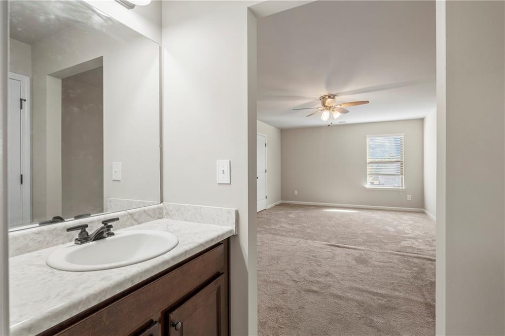 12 Juno Street Fort Mitchell, AL 36856 - Photo 24 of 43 Bathroom featuring vanity and ceiling fan