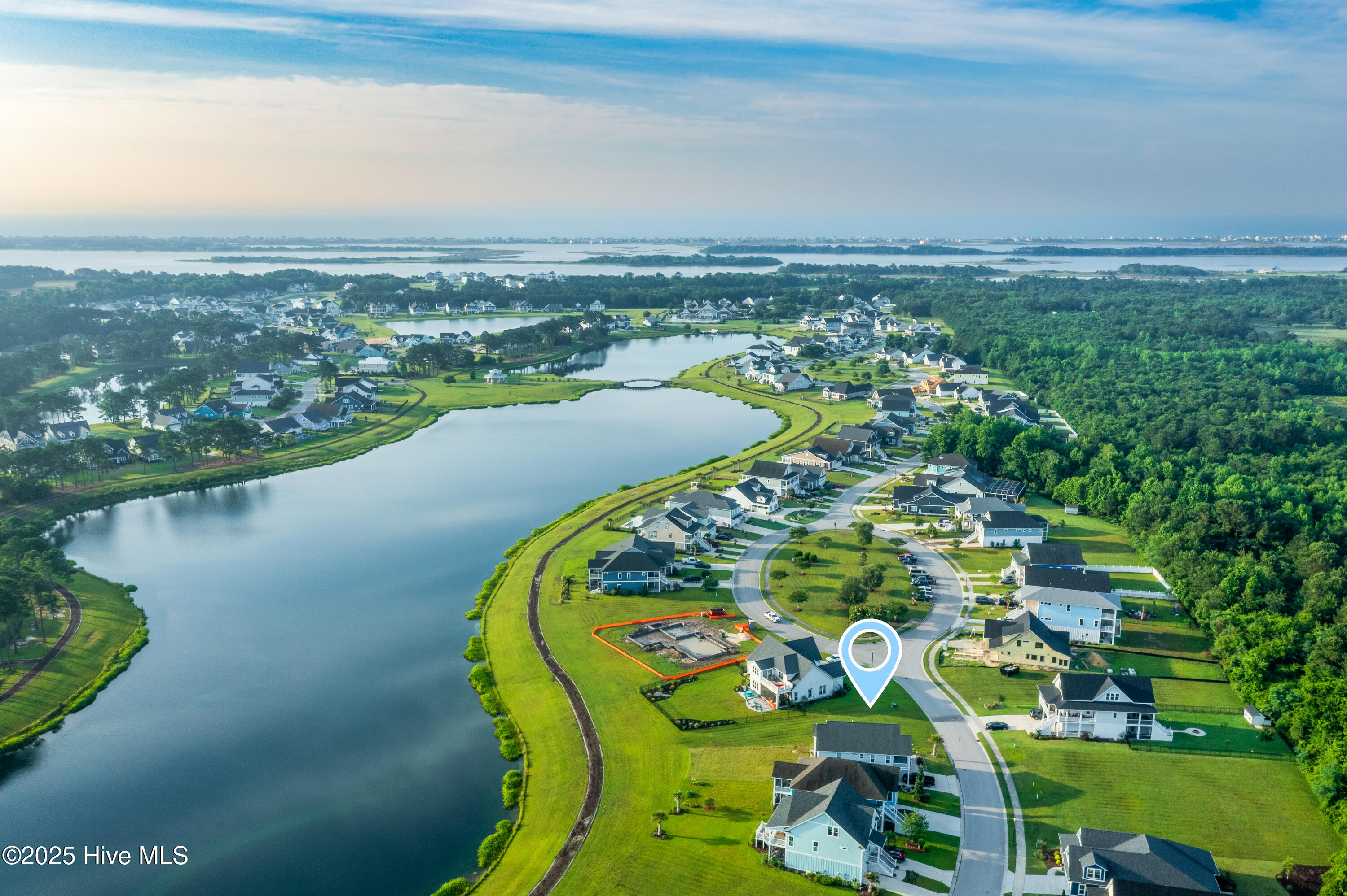 367 Summerhouse Drive Holly Ridge, NC 28445 - Photo 11 of 31 Drone Photo