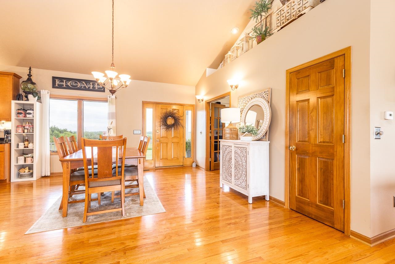 14539 Saunders Road Pecatonica, IL 61063 - Photo 5 of 55 a view of a living room and chandelier