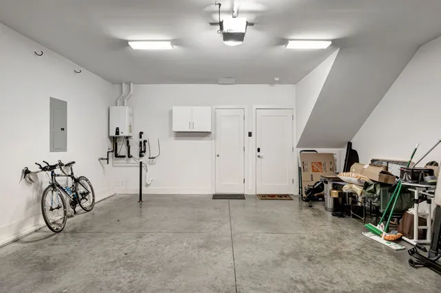 a view of an bike storage