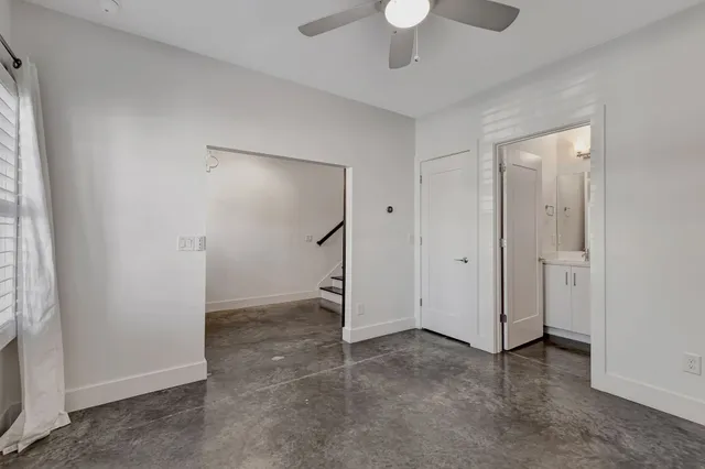 a view of an empty room