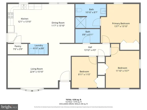 $2,600 | 638 Westwood Drive, Aberdeen, MD 21001