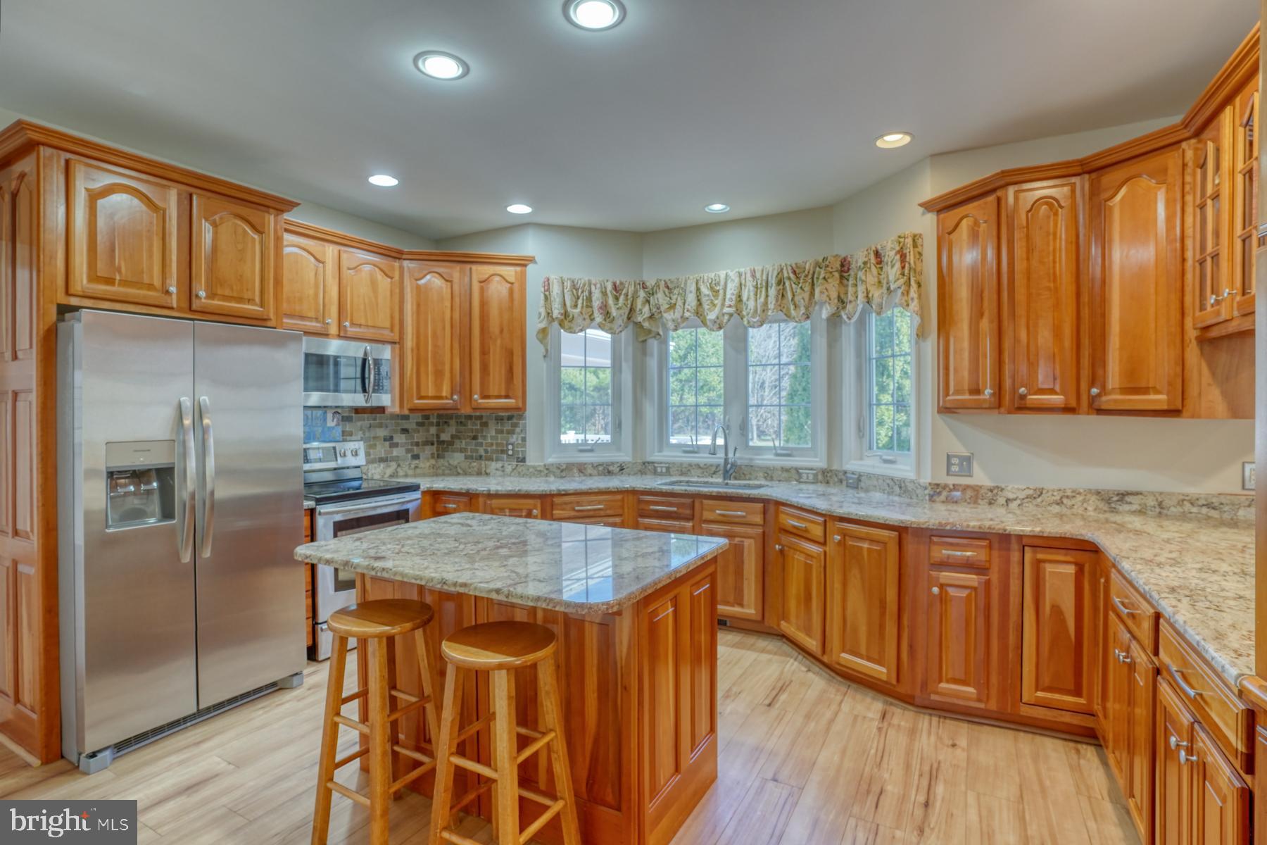 18605 Road 255 Georgetown, DE 19947 - Photo 27 of 93 a kitchen with stainless steel appliances granite countertop a sink stove and refrigerator