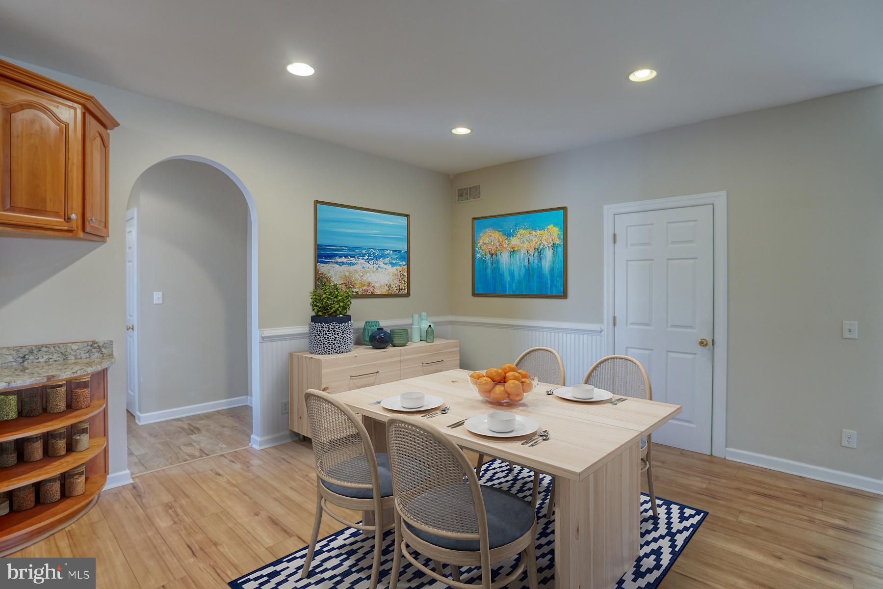 18605 Road 255 Georgetown, DE 19947 - Photo 31 of 93 a view of a dining room with furniture and wooden floor