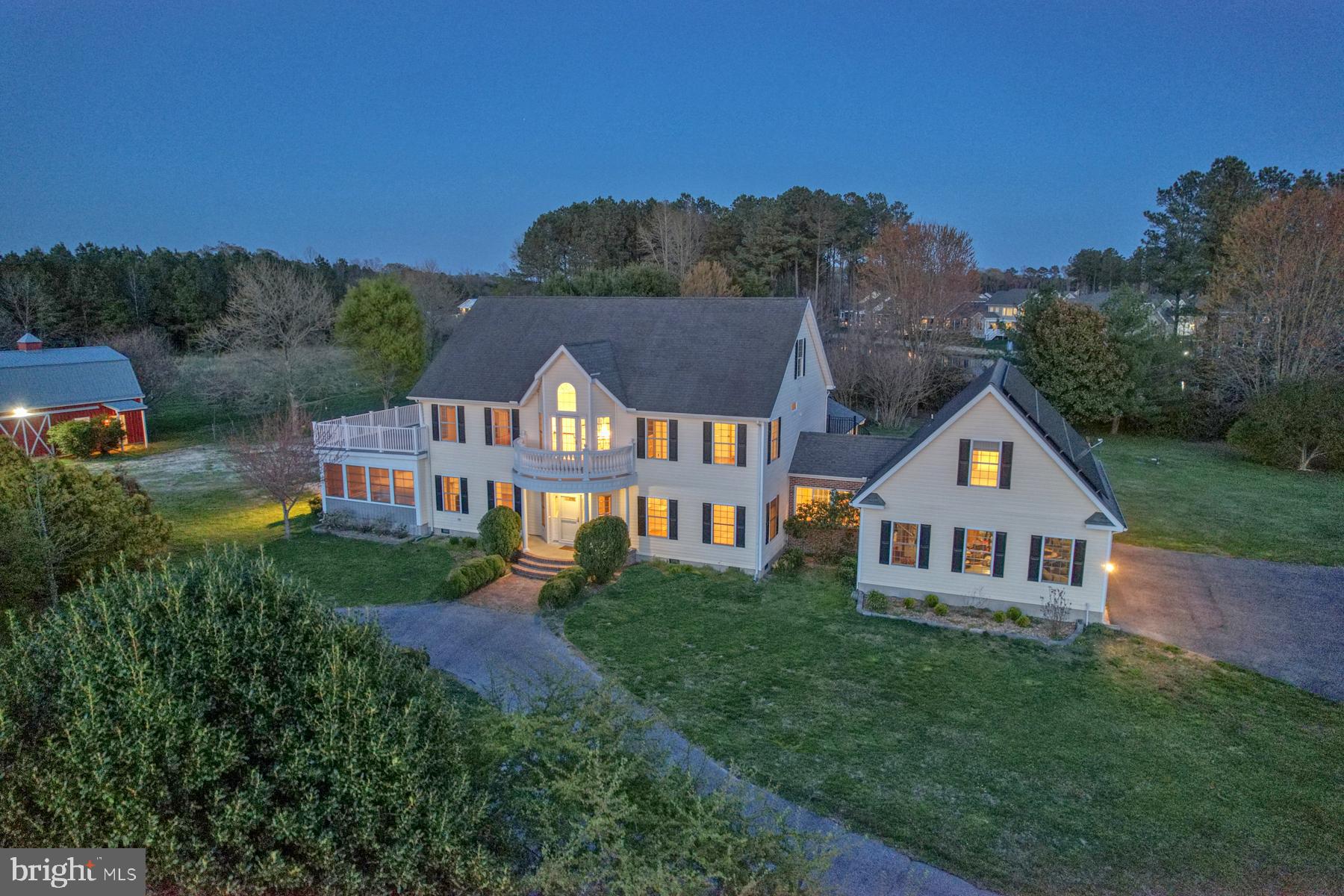 18605 Road 255 Georgetown, DE 19947 - Photo 79 of 93 an aerial view of residential houses with outdoor space and trees