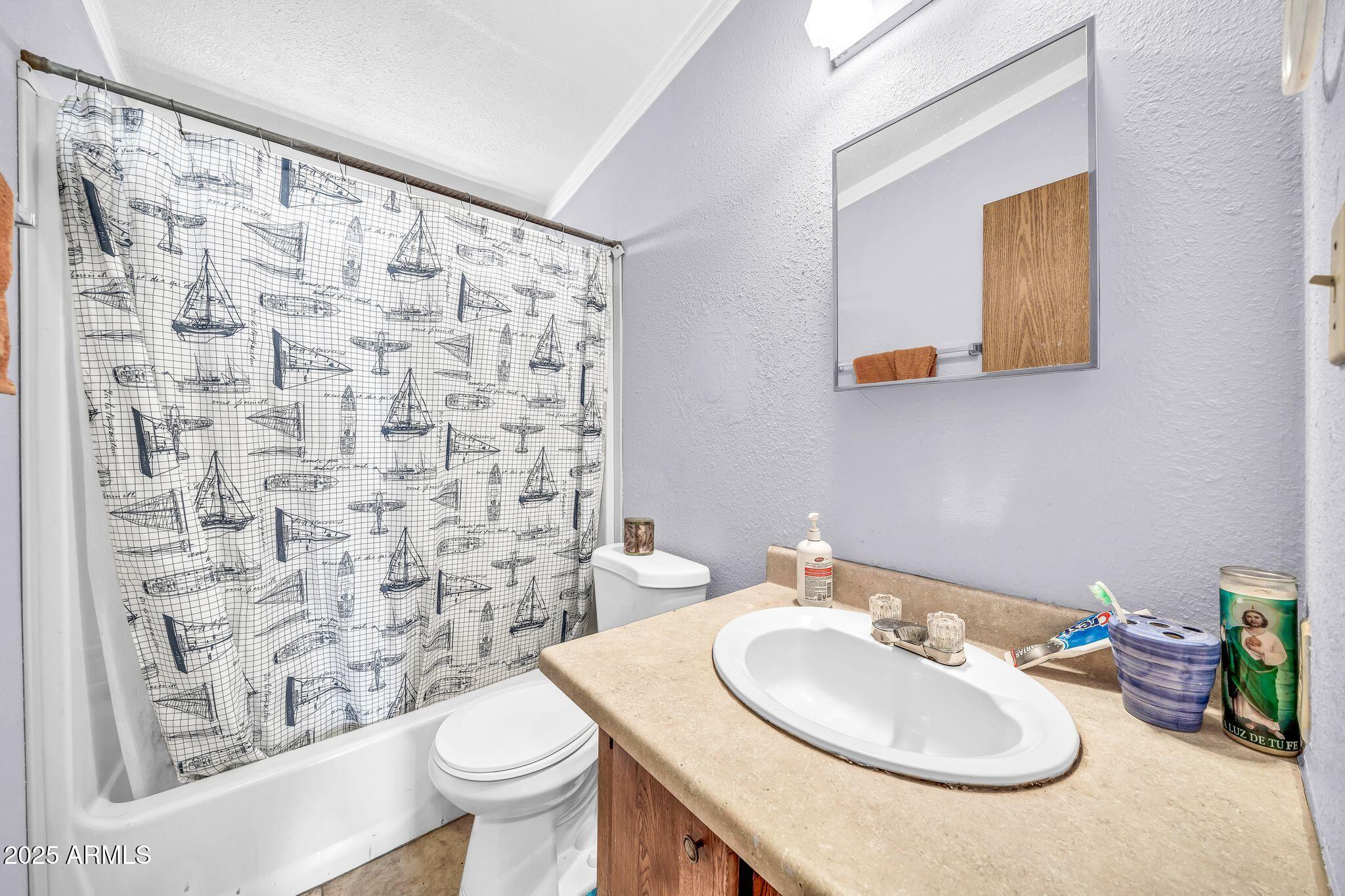 2510 East Utopia Road Phoenix, AZ 85050 - Photo 22 of 31 a bathroom with a sink toilet and mirror