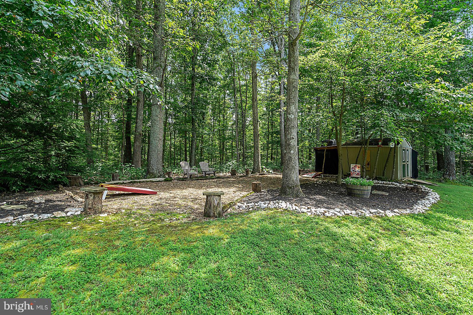 20065 Crooked Run Road Culpeper, VA 22701 - Photo 34 of 37 Shaded rear yard & shed