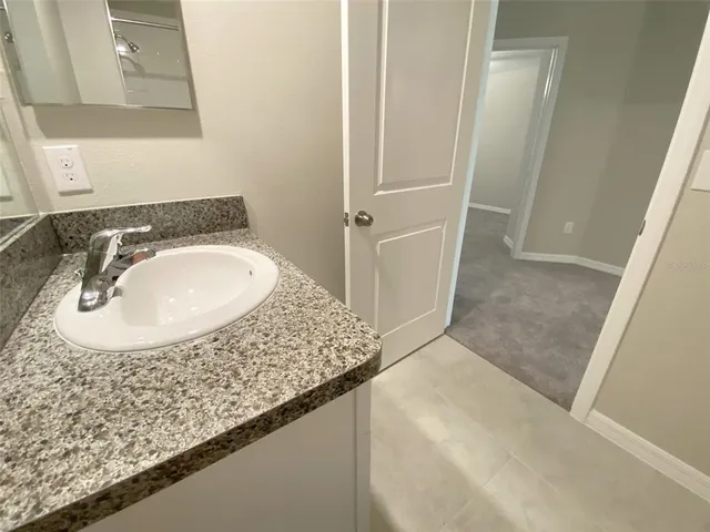 a view of a room with storage