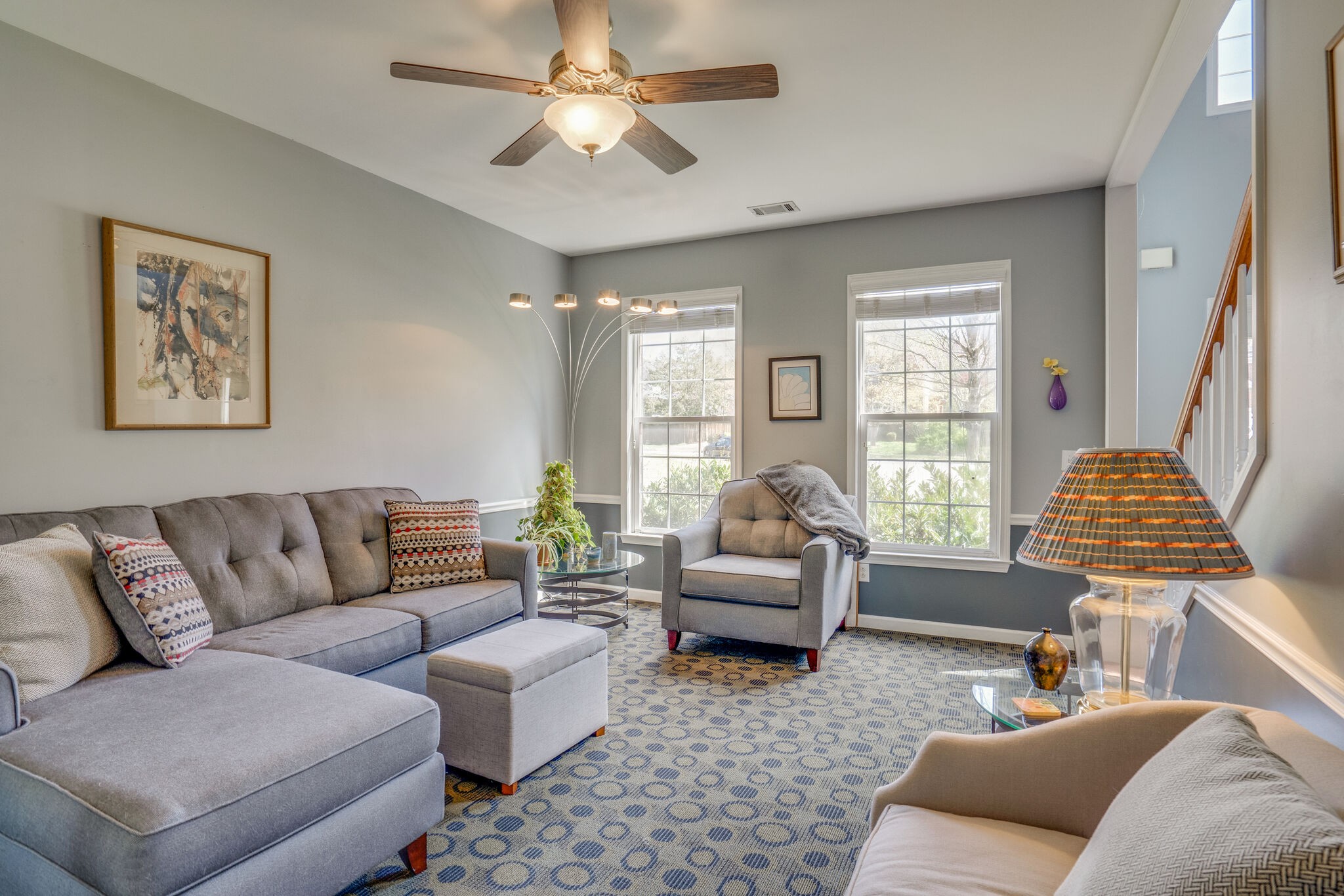 305 Knowle Place Franklin, TN 37069 - Photo 8 of 34 a living room with furniture or couch and a large window