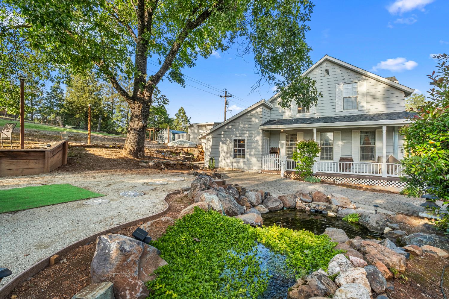 3217 Pleasant Valley Road Placerville, CA 95667 - Photo 33 of 59 a view of a yard in front of house