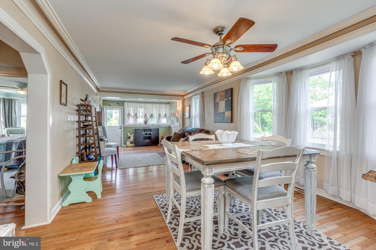 227 South Fellowship Road Maple Shade, NJ 08052 - Photo 10 of 41 a view of a dining room with furniture window and wooden floor