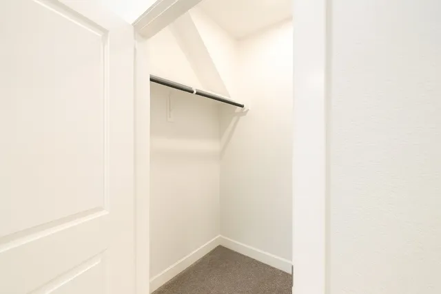 a living room with a large window