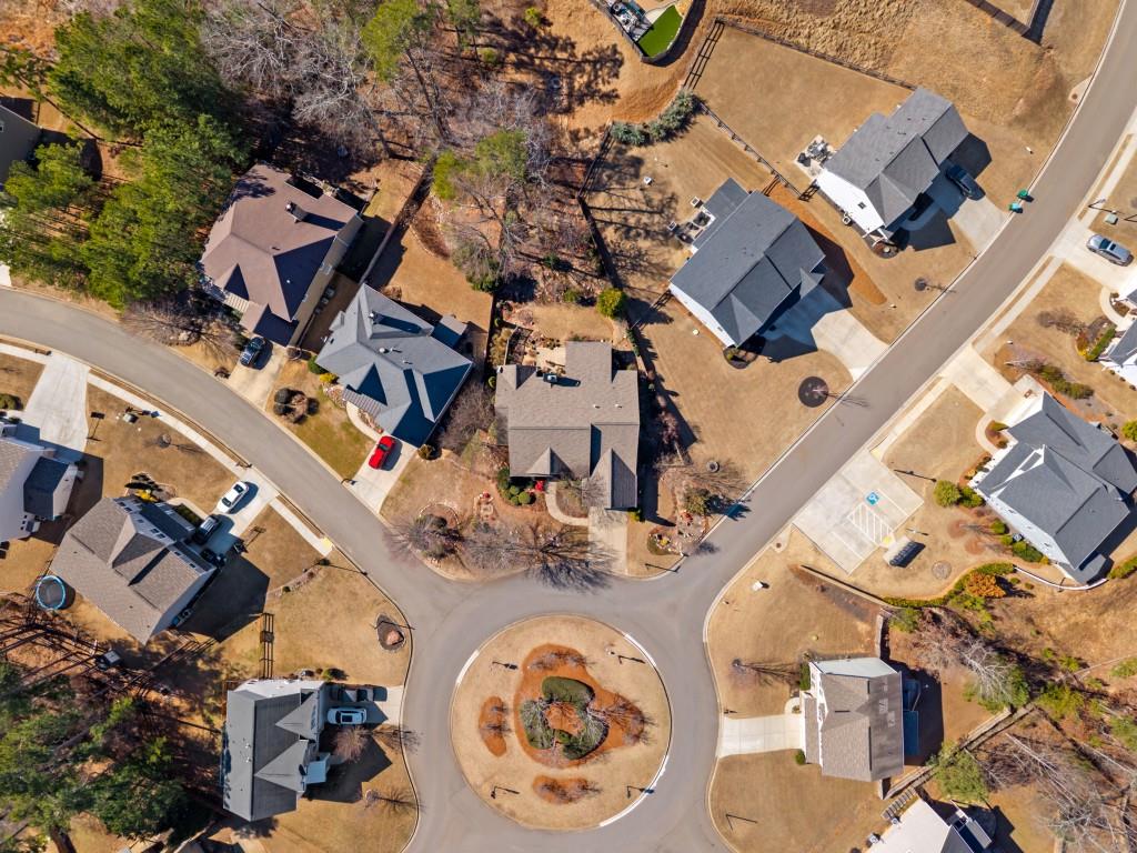 348 Mountain Laurel Walk Canton, GA 30114 - Photo 24 of 26 an aerial view of residential house with outdoor space and parking