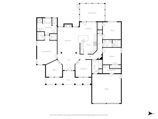 a picture of floor plan
