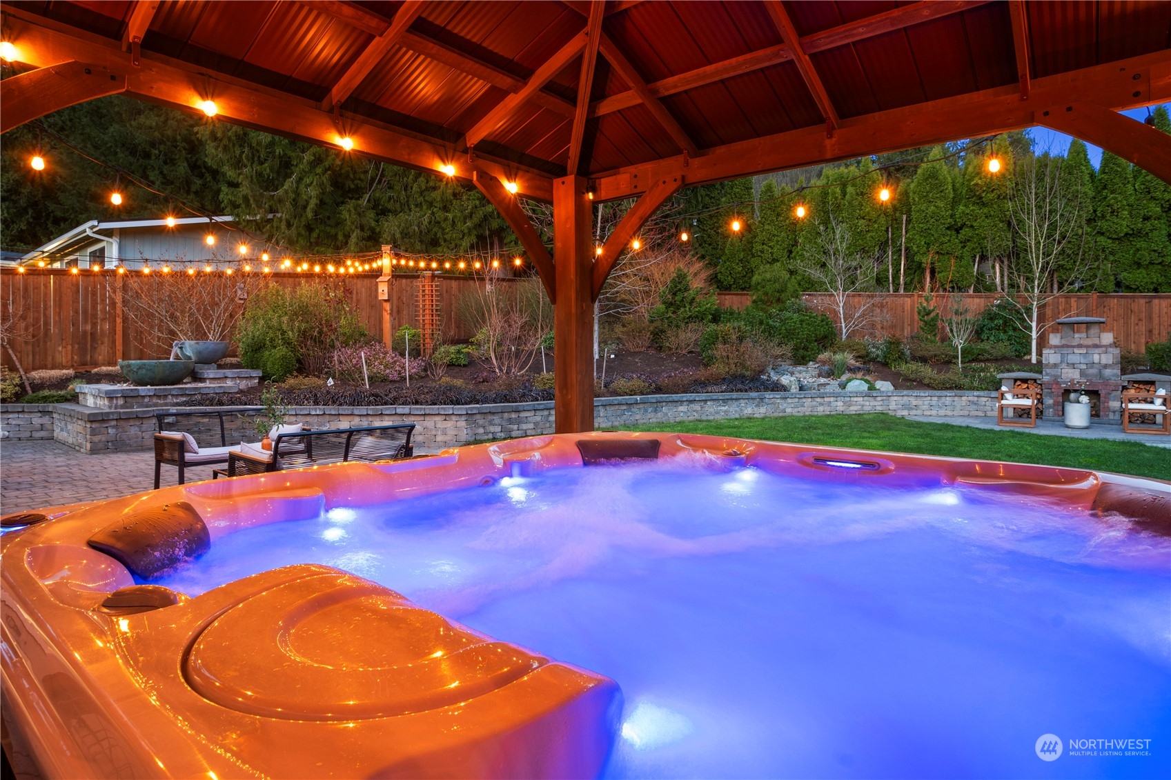 24301 7th Place West Bothell, WA 98021 - Photo 32 of 38 a view of swimming pool with a patio and a yard