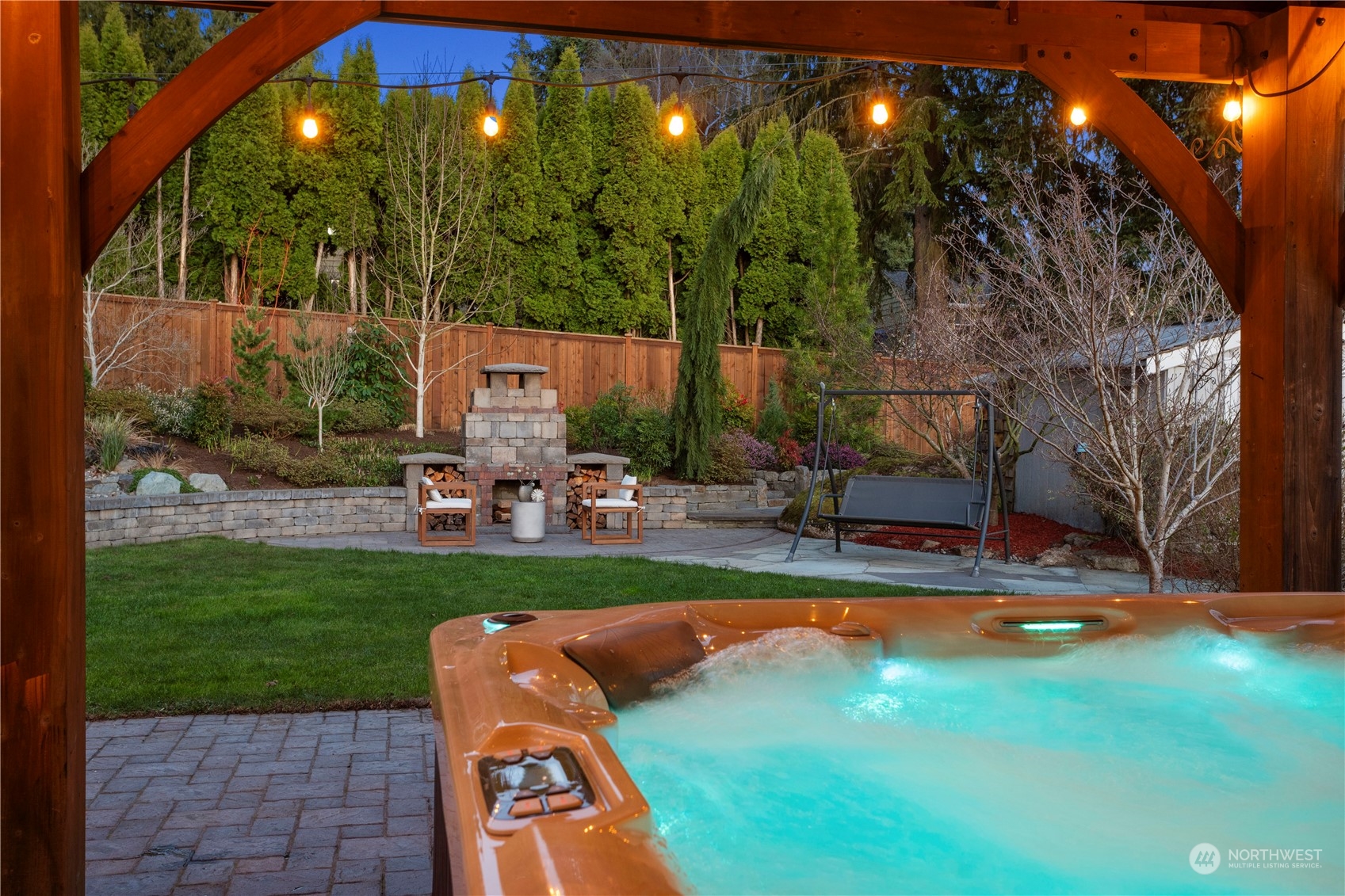 24301 7th Place West Bothell, WA 98021 - Photo 33 of 38 a view of a swimming pool with a patio