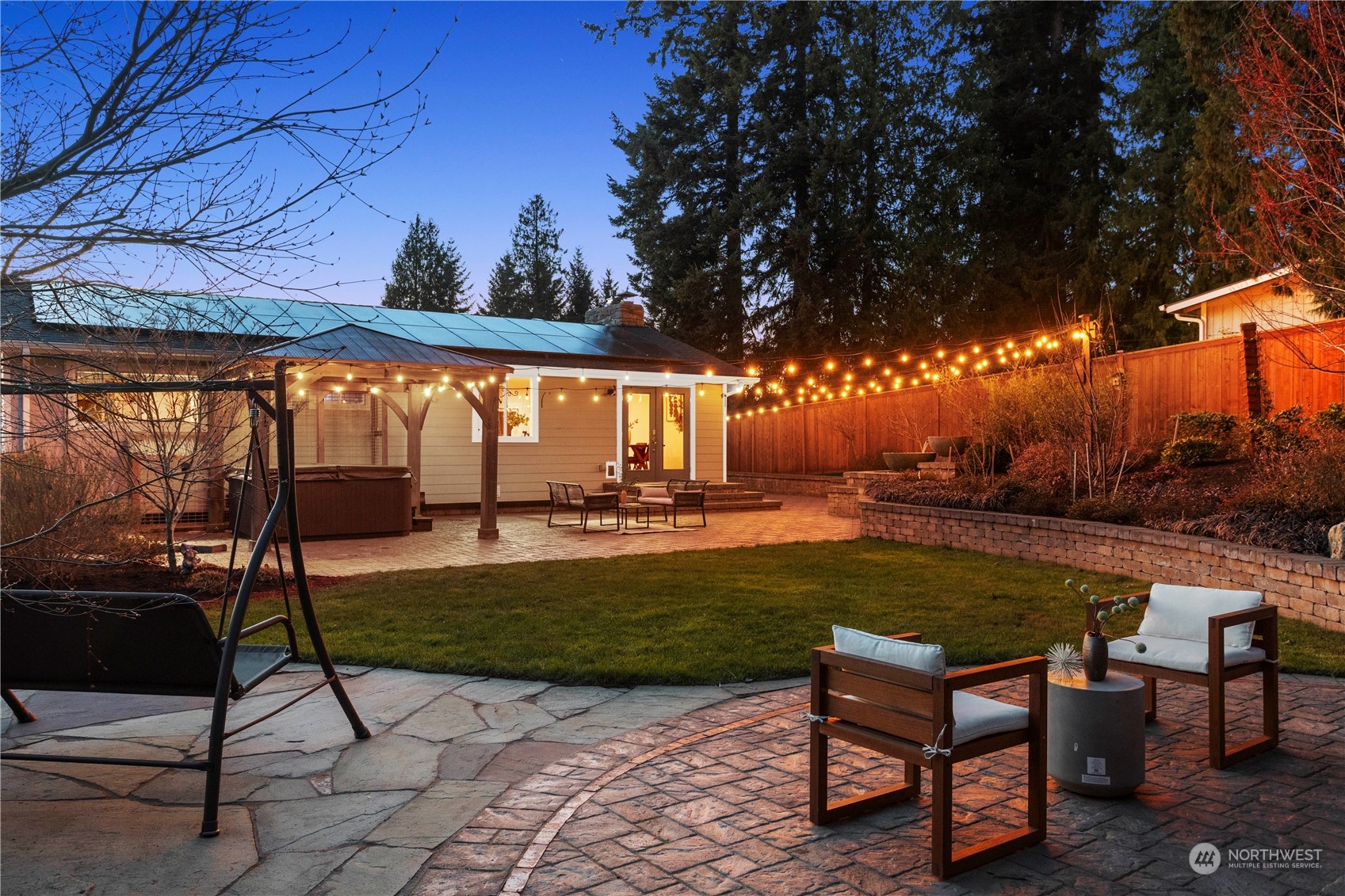 24301 7th Place West Bothell, WA 98021 - Photo 35 of 38 a view of a backyard with sitting area