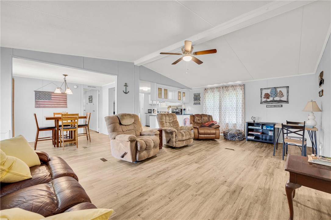 334 Lake Becky Road Mountain Rest, SC 29664 - Photo 8 of 46 An inviting interior offers comfortable living with a dining area adjacent to the main gathering space.