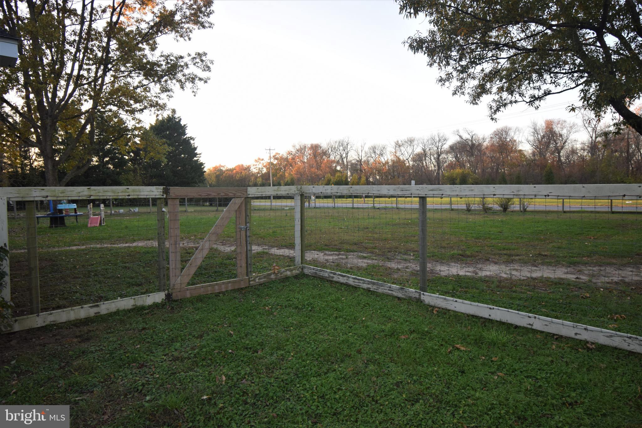 15500 Cutoff Road Henderson, MD 21640 - Photo 27 of 29 Right side of yard with fence all around.