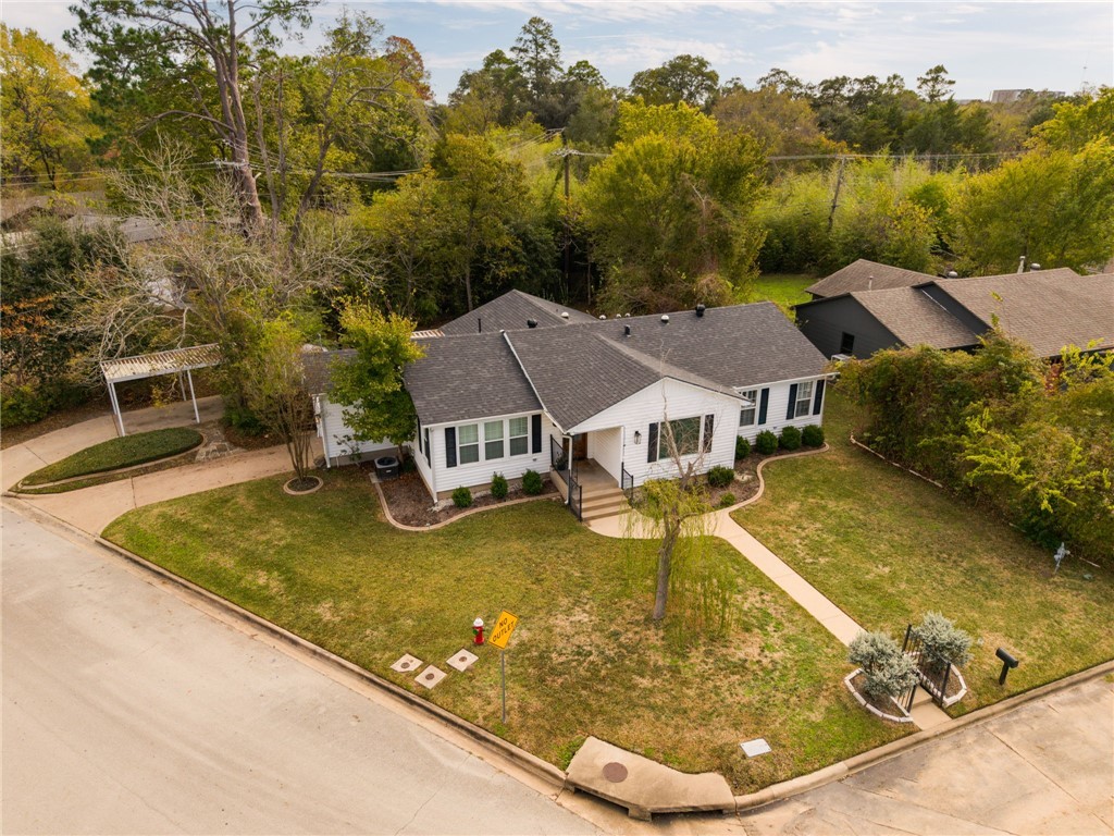 833 Enfield Street Bryan, TX 77802 - Photo 32 of 33 an aerial view of a house
