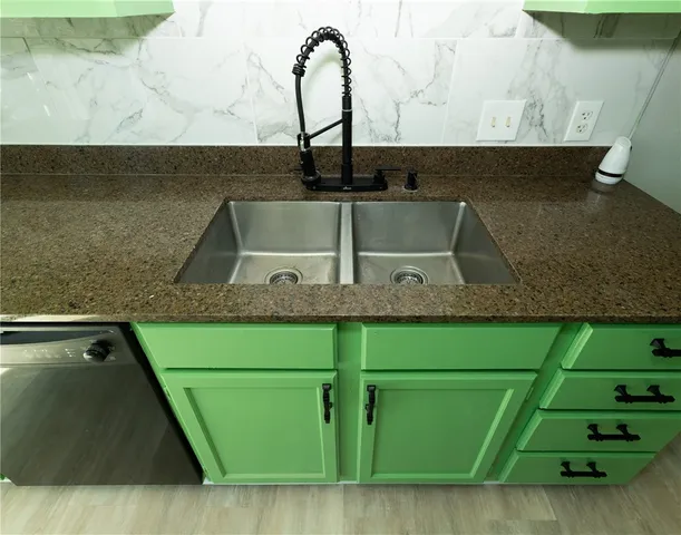 a view of kitchen sink