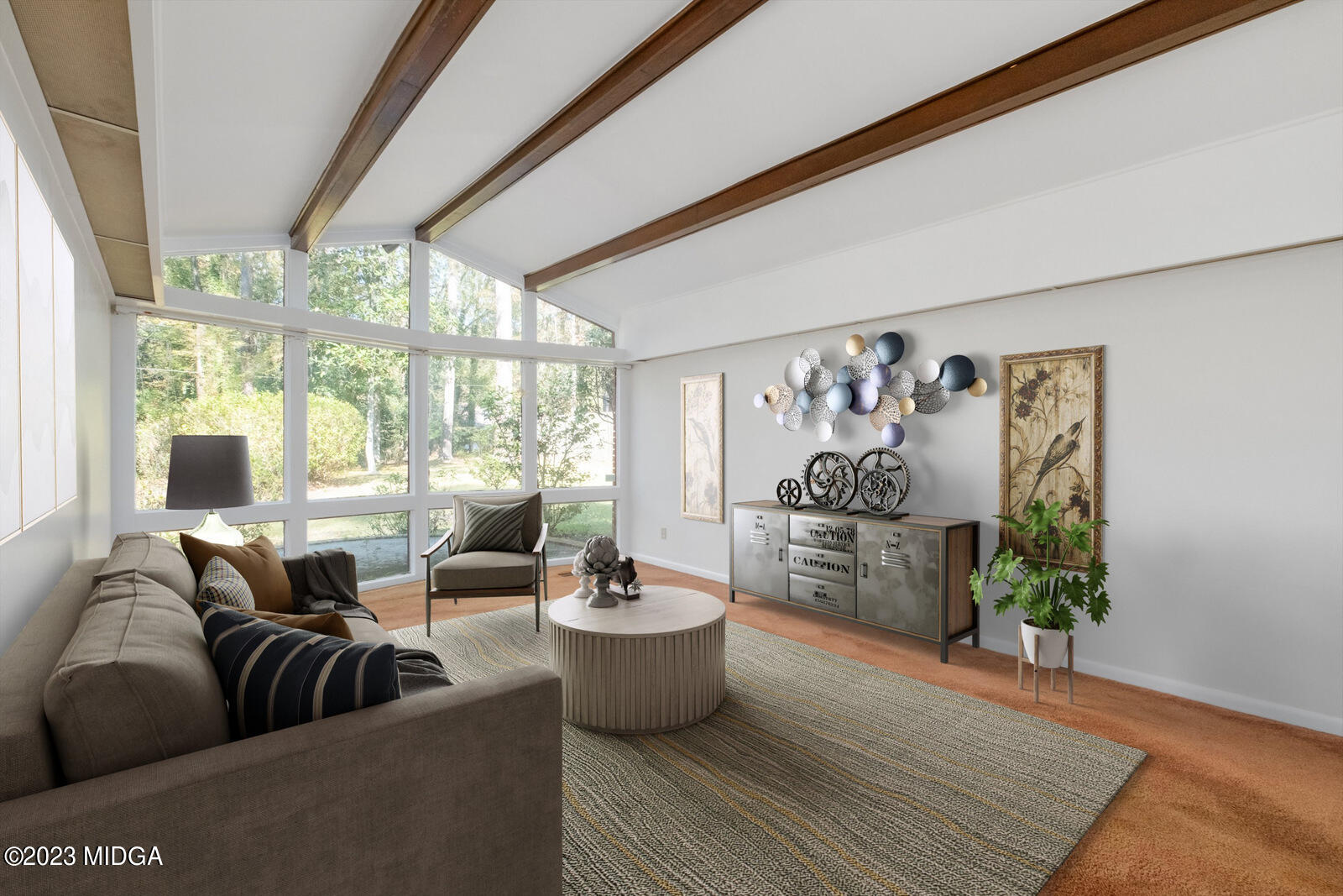 1460 Lone Oak Road Macon, GA 31211 - Photo 10 of 34 a living room with furniture and a large window