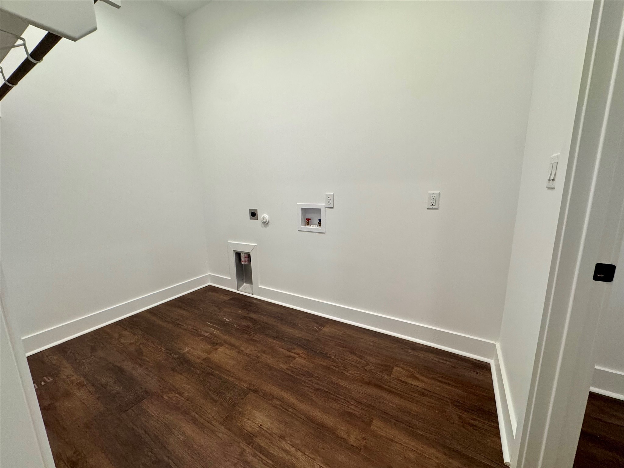 1353 Red Town Road, Unit B Elgin, TX 78621 - Photo 18 of 26 wooden floor in an empty room