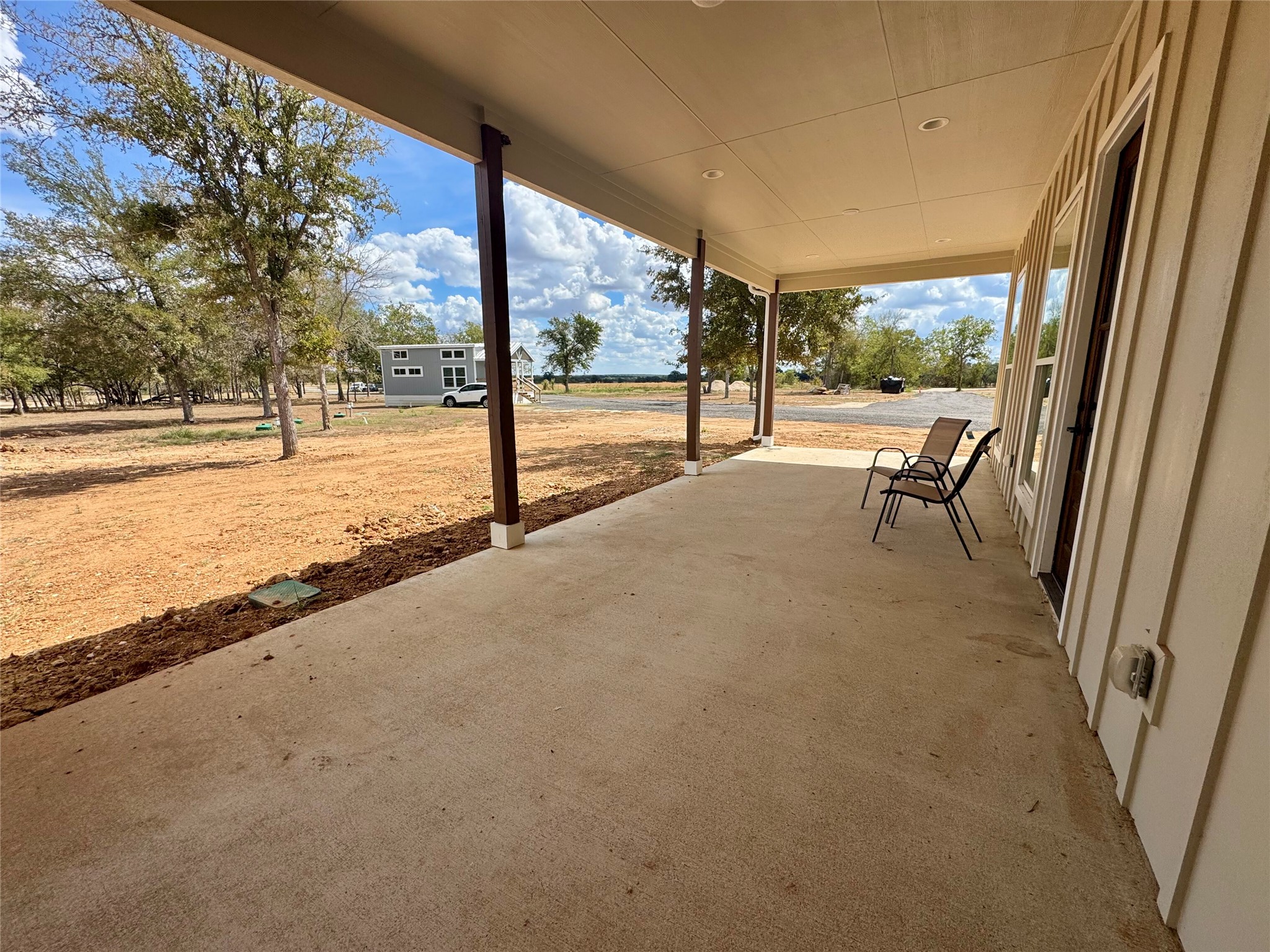 1353 Red Town Road, Unit B Elgin, TX 78621 - Photo 19 of 26 a view of an outdoor space and porch