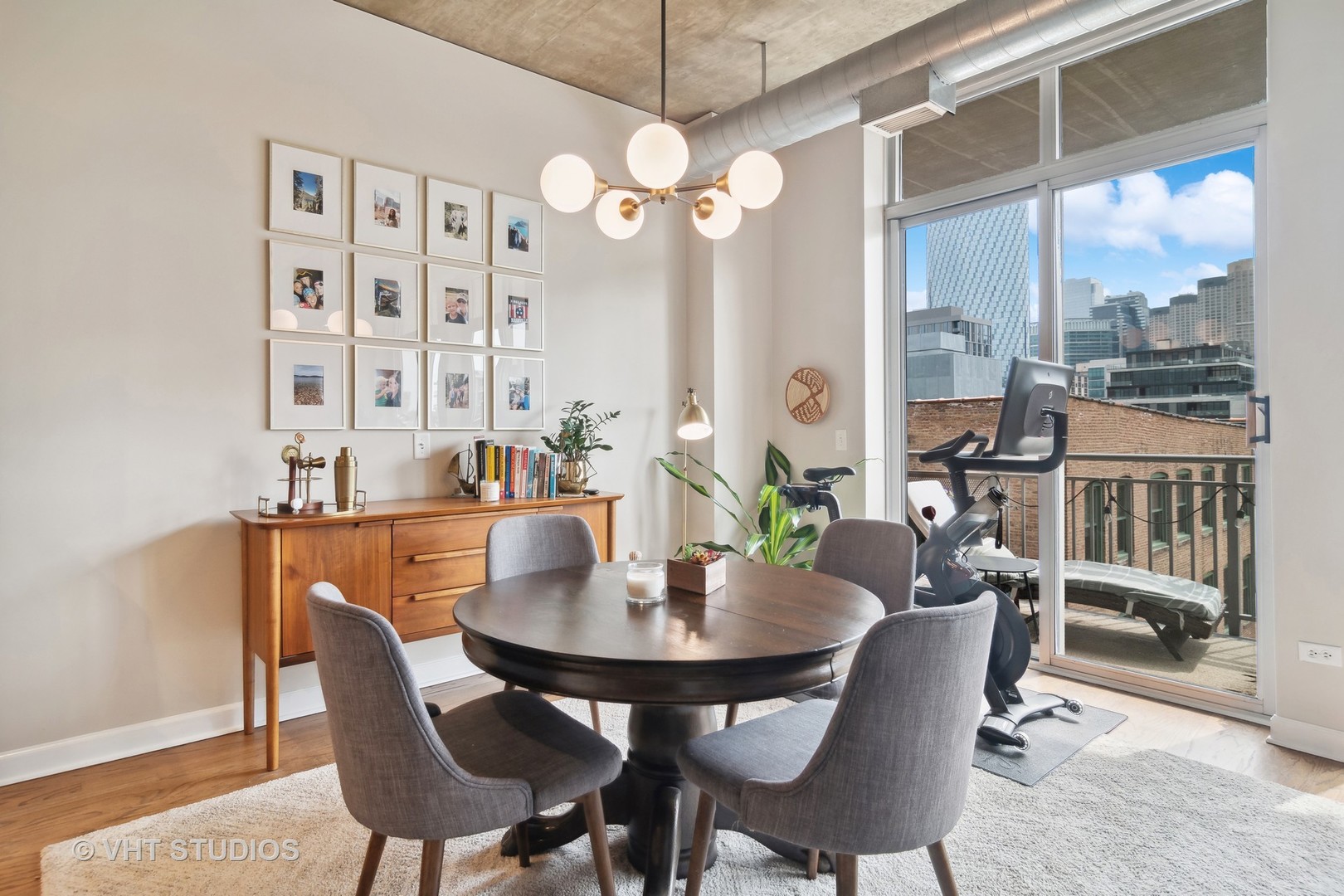 Undisclosed Address Chicago, IL 60607 - Photo 15 of 22 a view of a dining room with furniture window and outside view