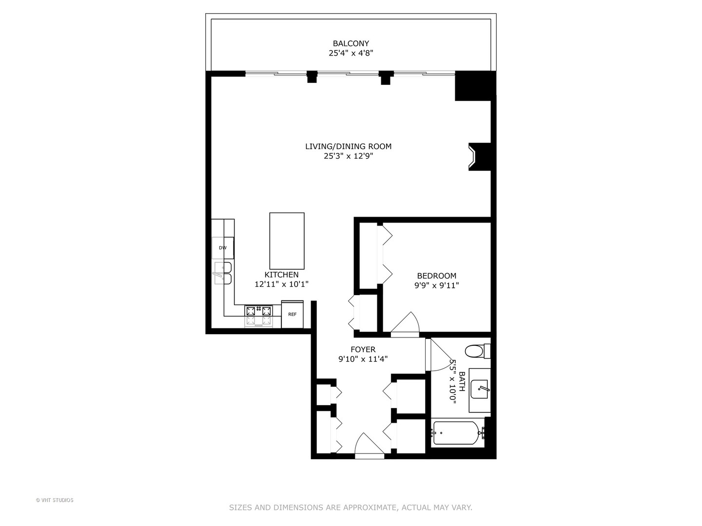 Undisclosed Address Chicago, IL 60607 - Photo 22 of 22 a picture of a room with a floor plan