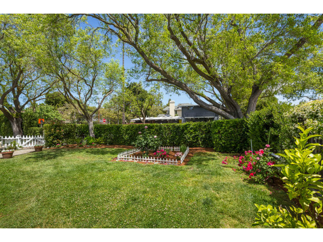 2202 Greer Road Palo Alto, CA 94303 - Photo 17 of 18 a backyard of a house with a yard and outdoor seating