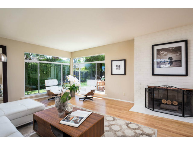 2202 Greer Road Palo Alto, CA 94303 - Photo 3 of 18 a living room with furniture and a large window
