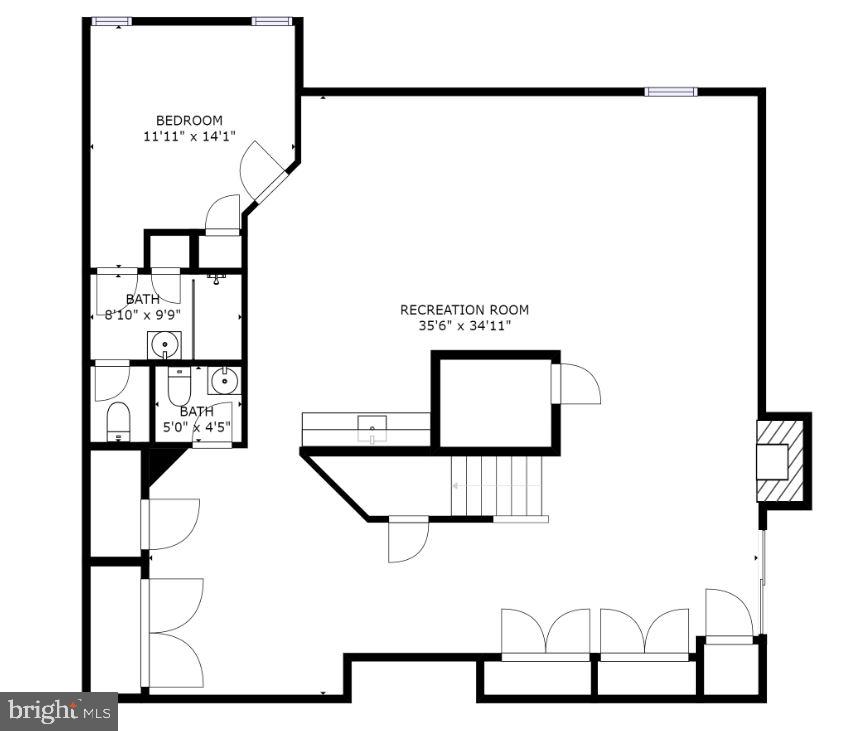 3571 Old Trail Road Edgewater, MD 21037 - Photo 58 of 58 Lower Level Floor Plan